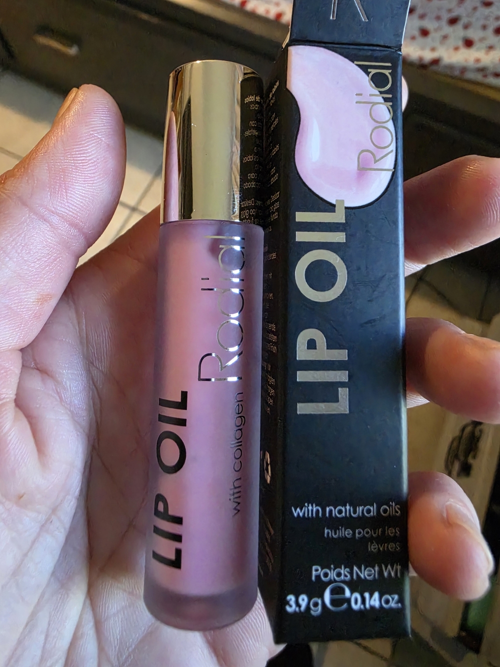 Rodial Lip Oil in Soft Pink Natural Oils